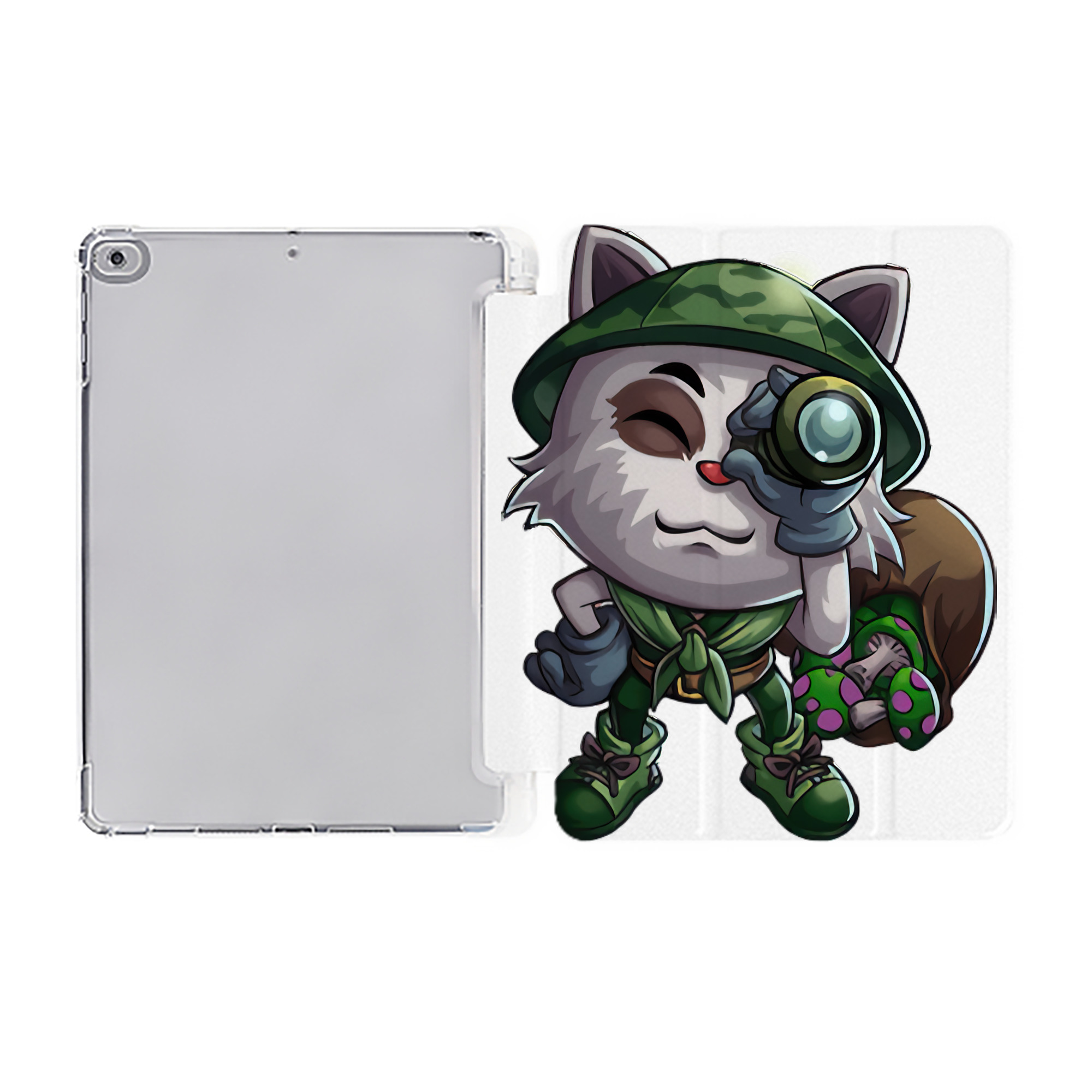 （画像用） リーグ・オブ・レジェンド League of Legends LOL IPad ケース ペン収納付き 三つ折りスタンド PUレザー×シリコン 対応機種9.5/10.5/10.9インチ